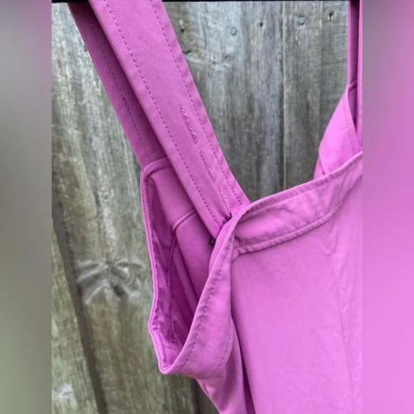 EVERLANE Japanese go weave picnic dress magenta size 2 - Picture 11 of 11